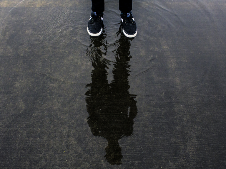 start with the man in the mirror