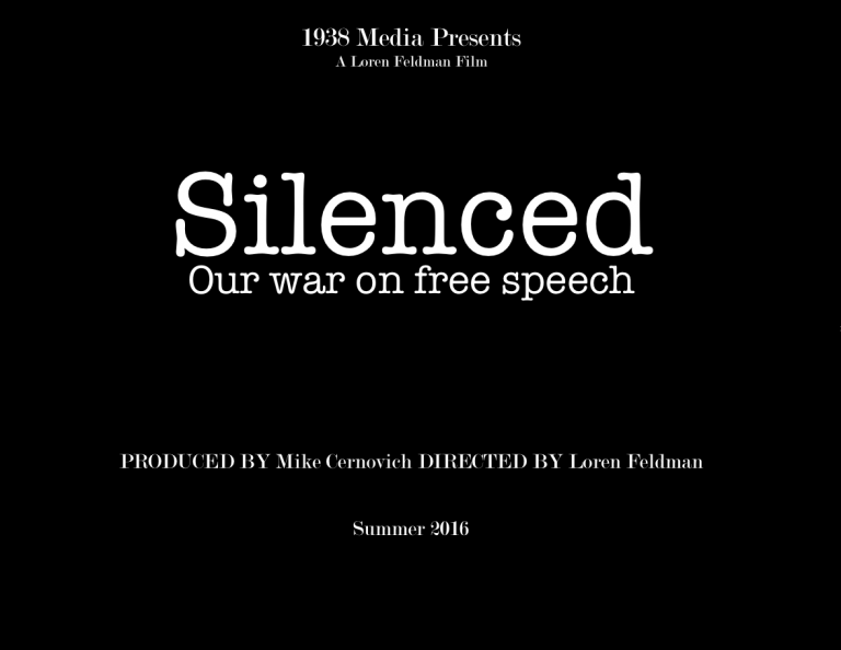 silenced. our war on free speech