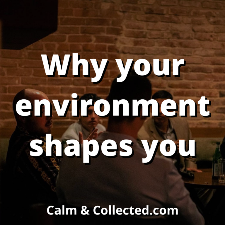 how can a person's actions shape the environment